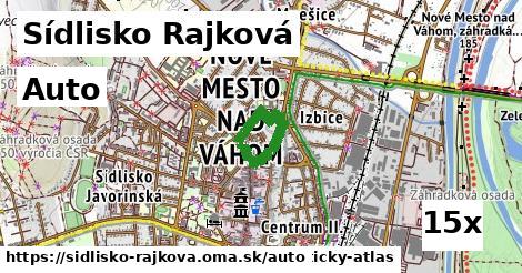 auto v Sídlisko Rajková