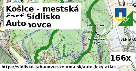 auto v Košice - mestská časť Sídlisko Ťahanovce