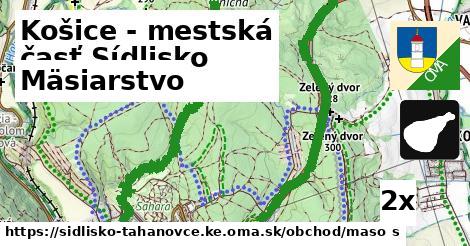 Mäsiarstvo, Košice - mestská časť Sídlisko Ťahanovce