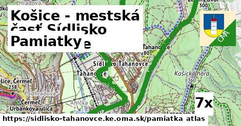 pamiatky v Košice - mestská časť Sídlisko Ťahanovce