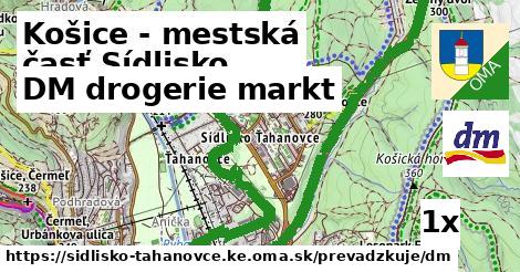 DM drogerie markt, Košice - mestská časť Sídlisko Ťahanovce