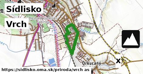 Vrch, Sídlisko
