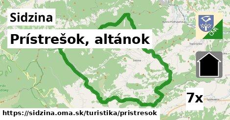 prístrešok, altánok v Sidzina