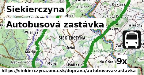 Autobusová zastávka, Siekierczyna