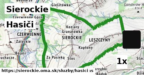 hasiči v Sierockie