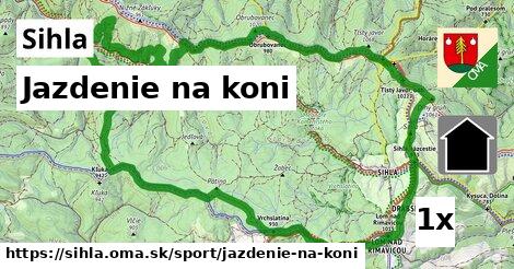 jazdenie na koni v Sihla