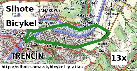 bicykel v Sihote