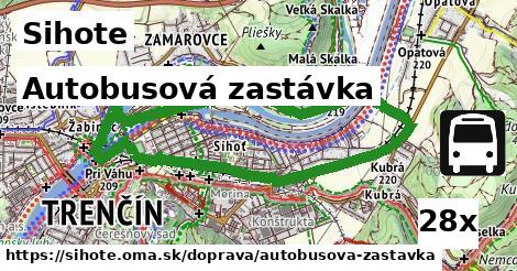 Autobusová zastávka, Sihote