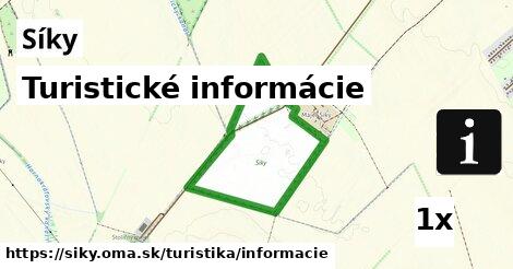 Turistické informácie, Síky