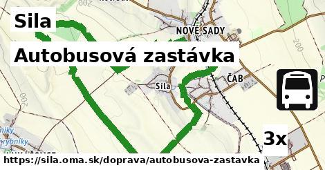 Autobusová zastávka, Sila