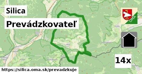 prevádzkovateľ v Silica