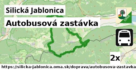 Autobusová zastávka, Silická Jablonica