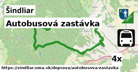 Autobusová zastávka, Šindliar