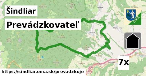 prevádzkovateľ v Šindliar