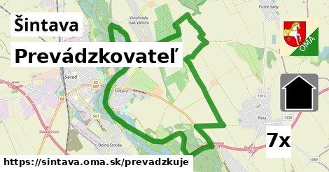 prevádzkovateľ v Šintava