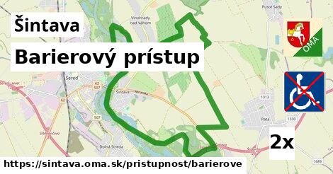 Barierový prístup, Šintava