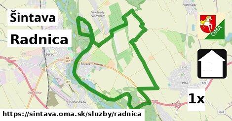 Radnica, Šintava