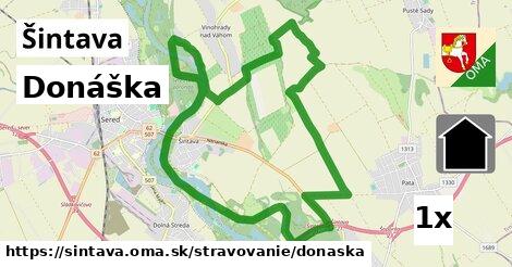 Donáška, Šintava