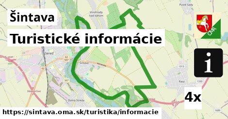 Turistické informácie, Šintava