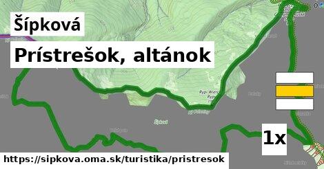 Prístrešok, altánok, Šípková