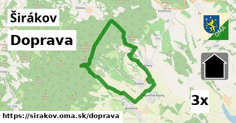 doprava v Širákov