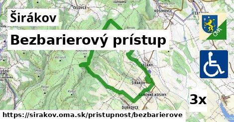 Bezbarierový prístup, Širákov