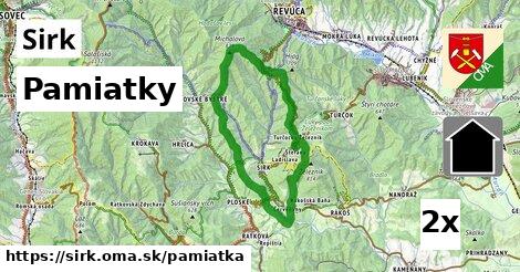 pamiatky v Sirk