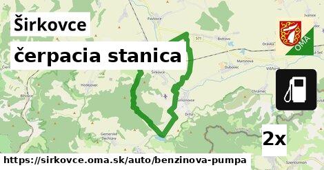 čerpacia stanica, Širkovce