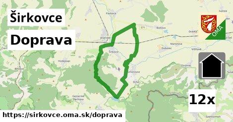 doprava v Širkovce