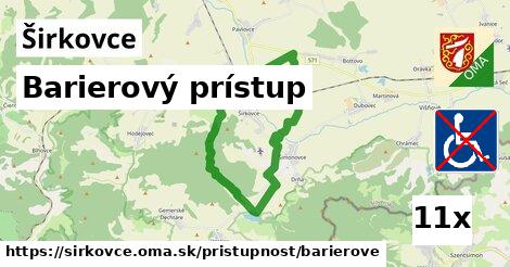 Barierový prístup, Širkovce