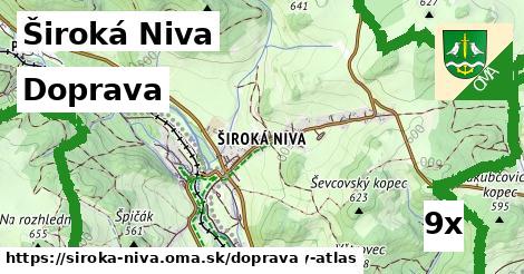 doprava v Široká Niva