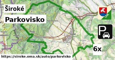Parkovisko, Široké