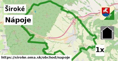 Nápoje, Široké