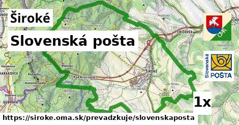 Slovenská pošta, Široké