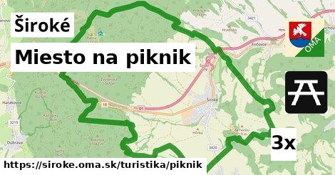 Miesto na piknik, Široké