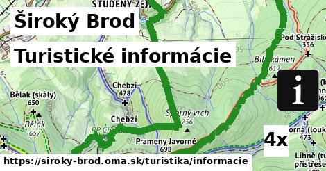 Turistické informácie, Široký Brod