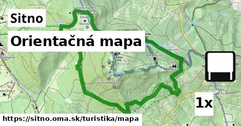 Orientačná mapa, Sitno