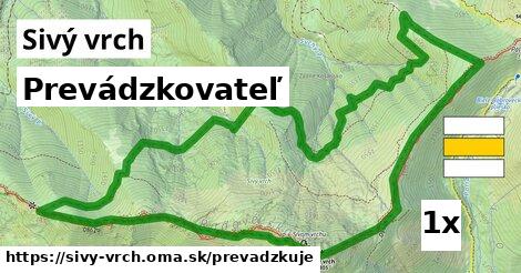 prevádzkovateľ v Sivý vrch