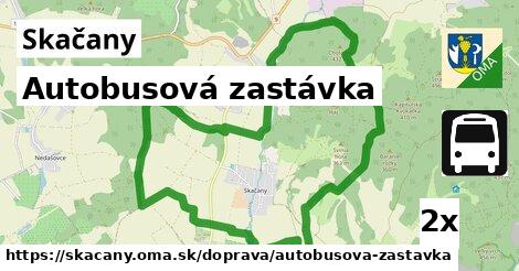 Autobusová zastávka, Skačany