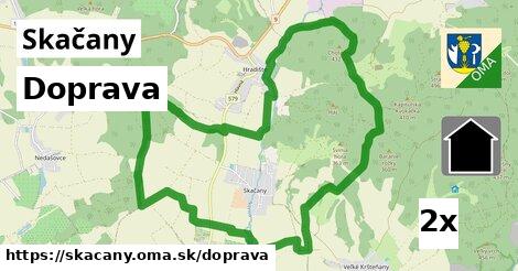 doprava v Skačany