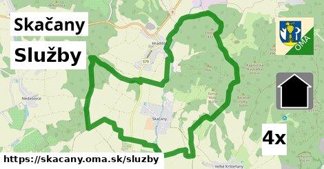 služby v Skačany