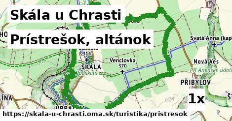 Prístrešok, altánok, Skála u Chrasti