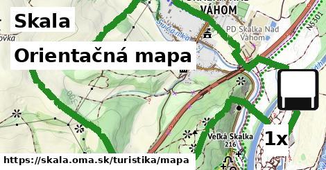 orientačná mapa v Skala