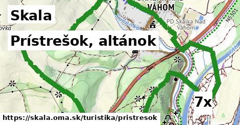 prístrešok, altánok v Skala