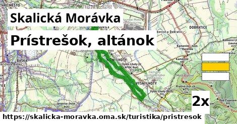 Prístrešok, altánok, Skalická Morávka