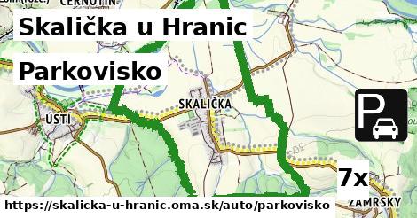 parkovisko v Skalička u Hranic