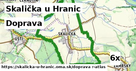 doprava v Skalička u Hranic