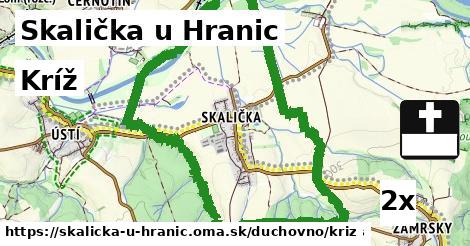 kríž v Skalička u Hranic