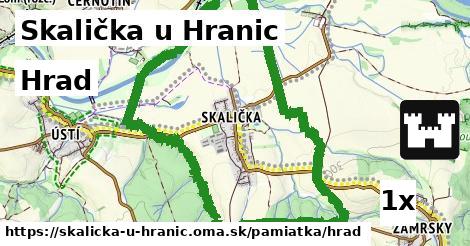 Hrad, Skalička u Hranic