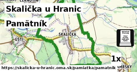 Pamätník, Skalička u Hranic